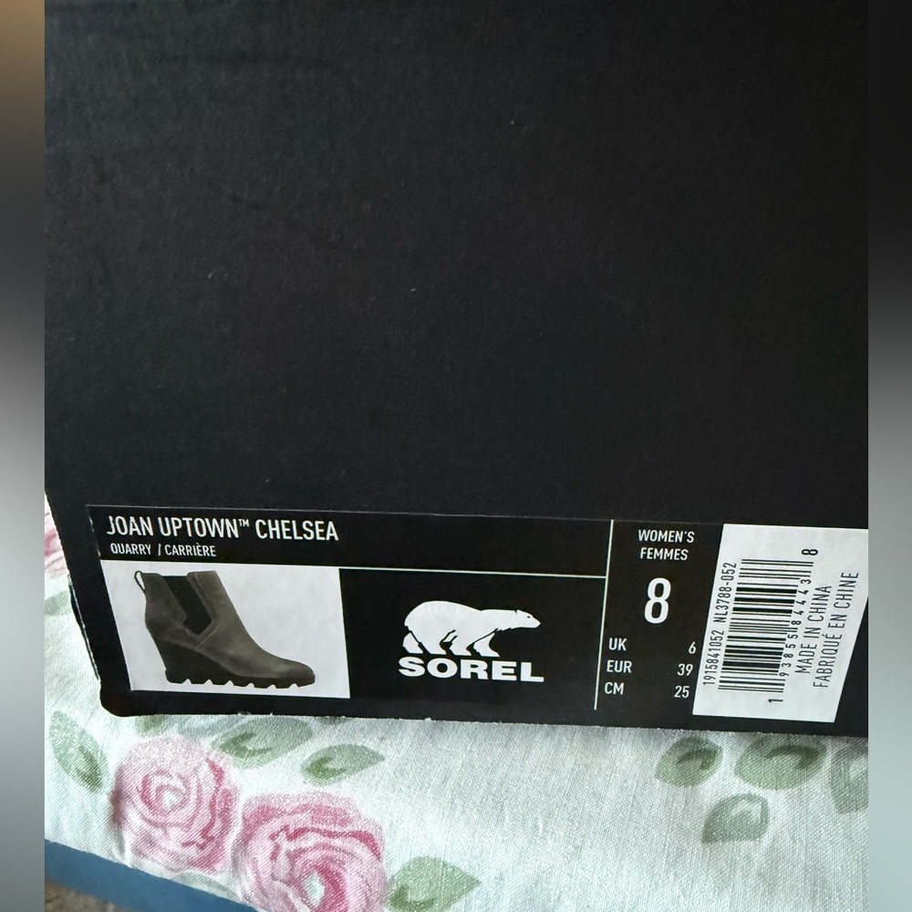 Sorel Joan Uptown Chelsea Boots - Quarry Gray - Picture 2 of 9